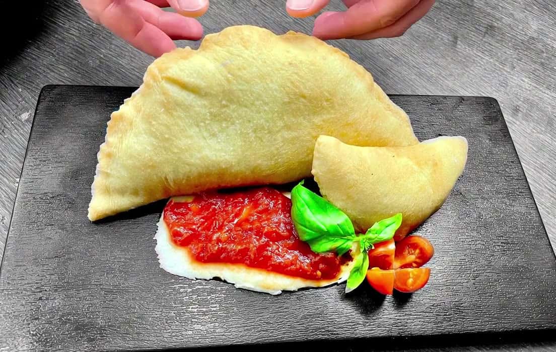 Bancone de Il Panzerotto a Roma Centocelle